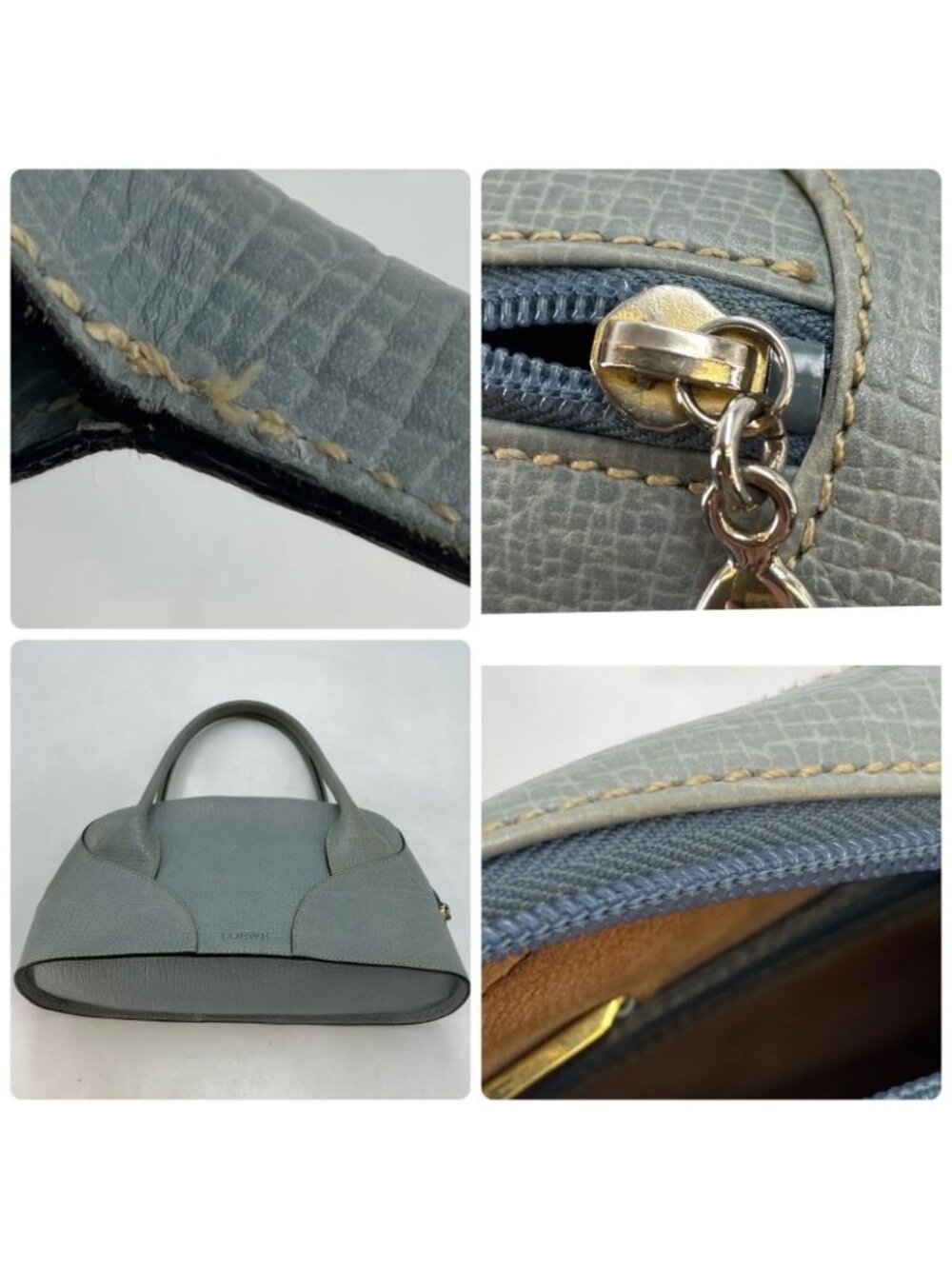 Loewe Handbag Light Blue Anagram Formal - Picture 13 of 16